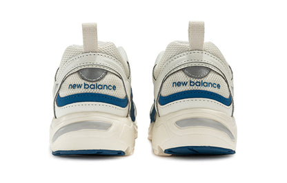 New Balans nb 878 sintetik teridan tayyorlangan qulay, past ustki tasodifiy past ustki yugurish poyabzali sutli oq o'rta kichkina bolalar