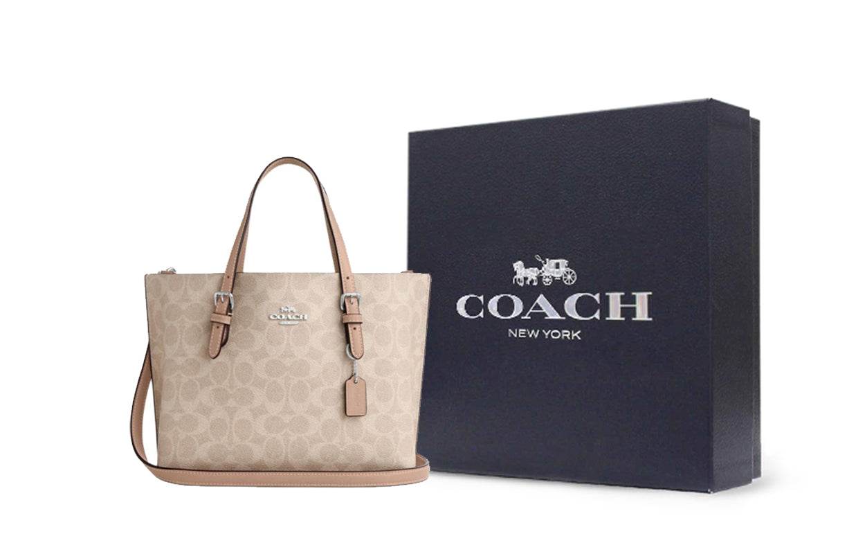 Сумка женская Coach Mollie 25 Spell Taupe - Boxette Shop