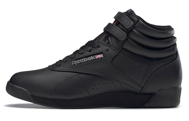Reebok fristayl salom klassik retro qattiq oddiy baland top tasodifiy yugurish poyabzali ayollar qora
