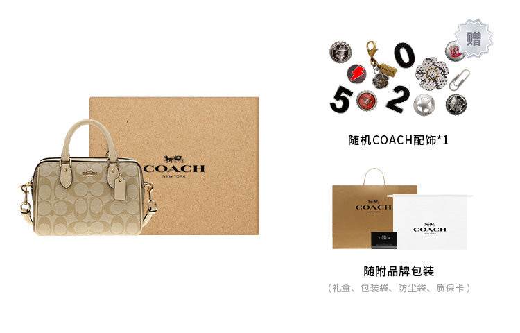 Сумка женская Coach Rowan 18 Classic Old Flower Zip - Boxette Shop