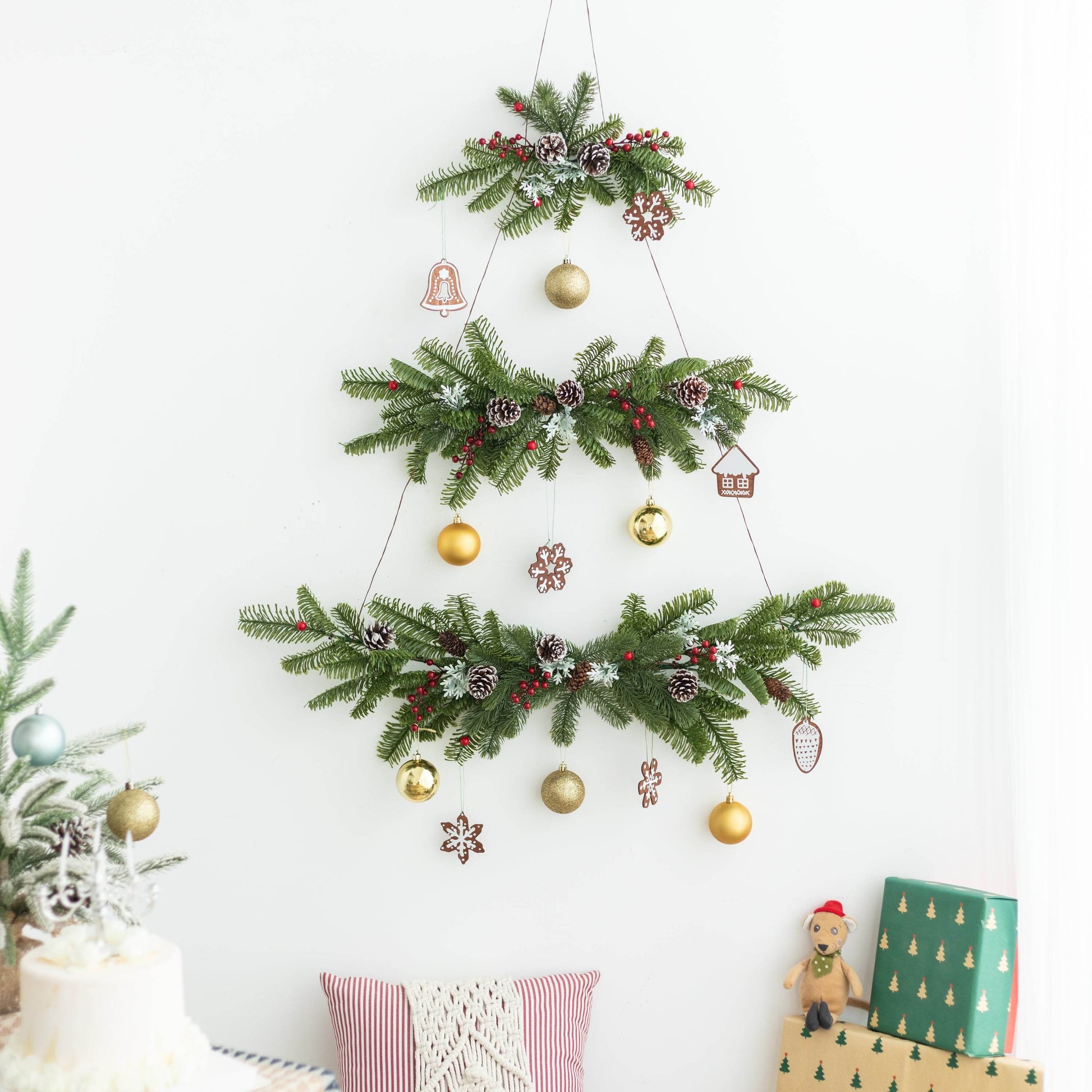 Украшение настенное Aying Nordic Pine Xmas - Boxette Shop