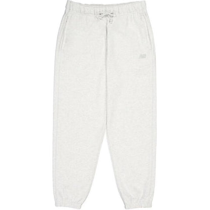 New Balance erkaklar uchun oq rangli tekis trikotaj torli shim