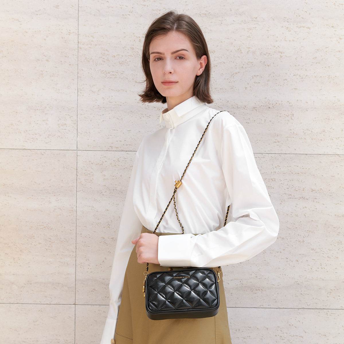 Сумка женская Charles&Keith Ck Pu - Boxette Shop