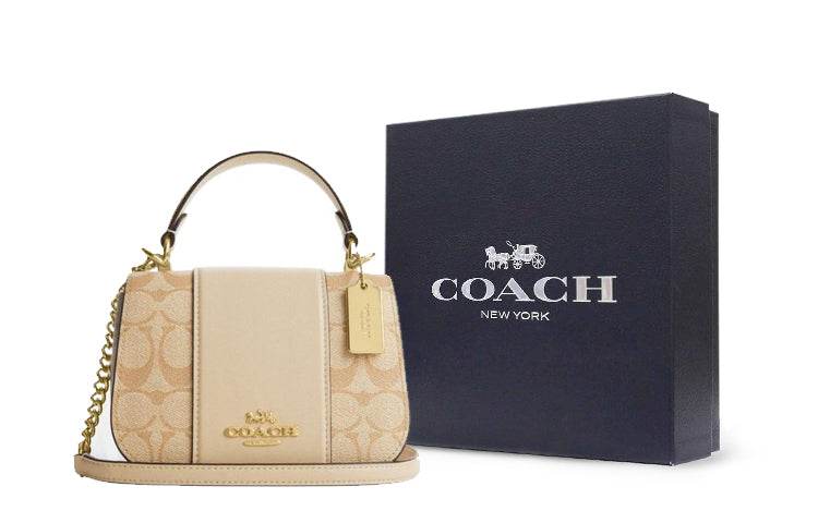 Сумка женская Coach 22 Classic Colour Blocking Removable Strap - Boxette Shop