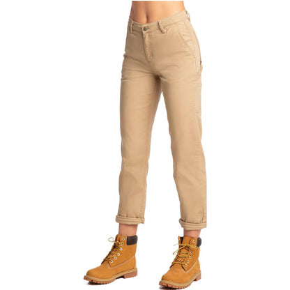 Ayollar Carhartt WIP Qattiq rangli tekis oyoqli kundalik shimlar