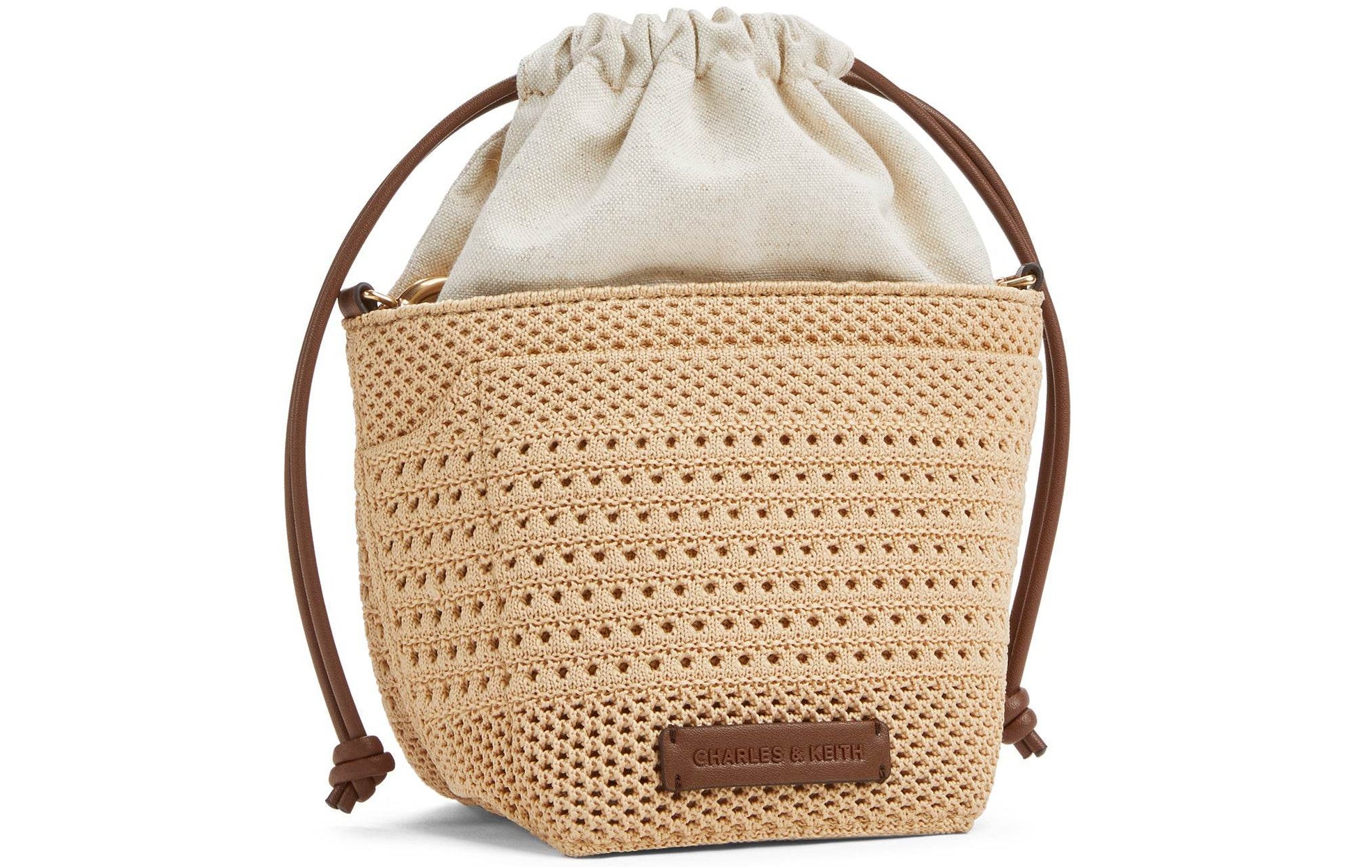 Сумка женская Charles&Keith Dopamine Weave Series Skeleton - Boxette Shop