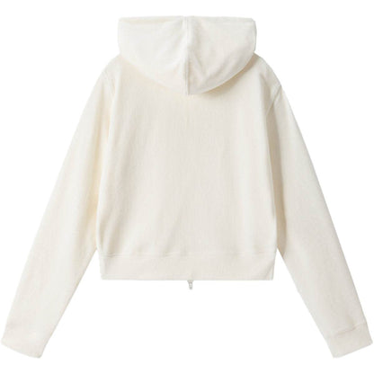 Женская простая толстовка с капюшоном и вышитым логотипом gap - Boxette Shop