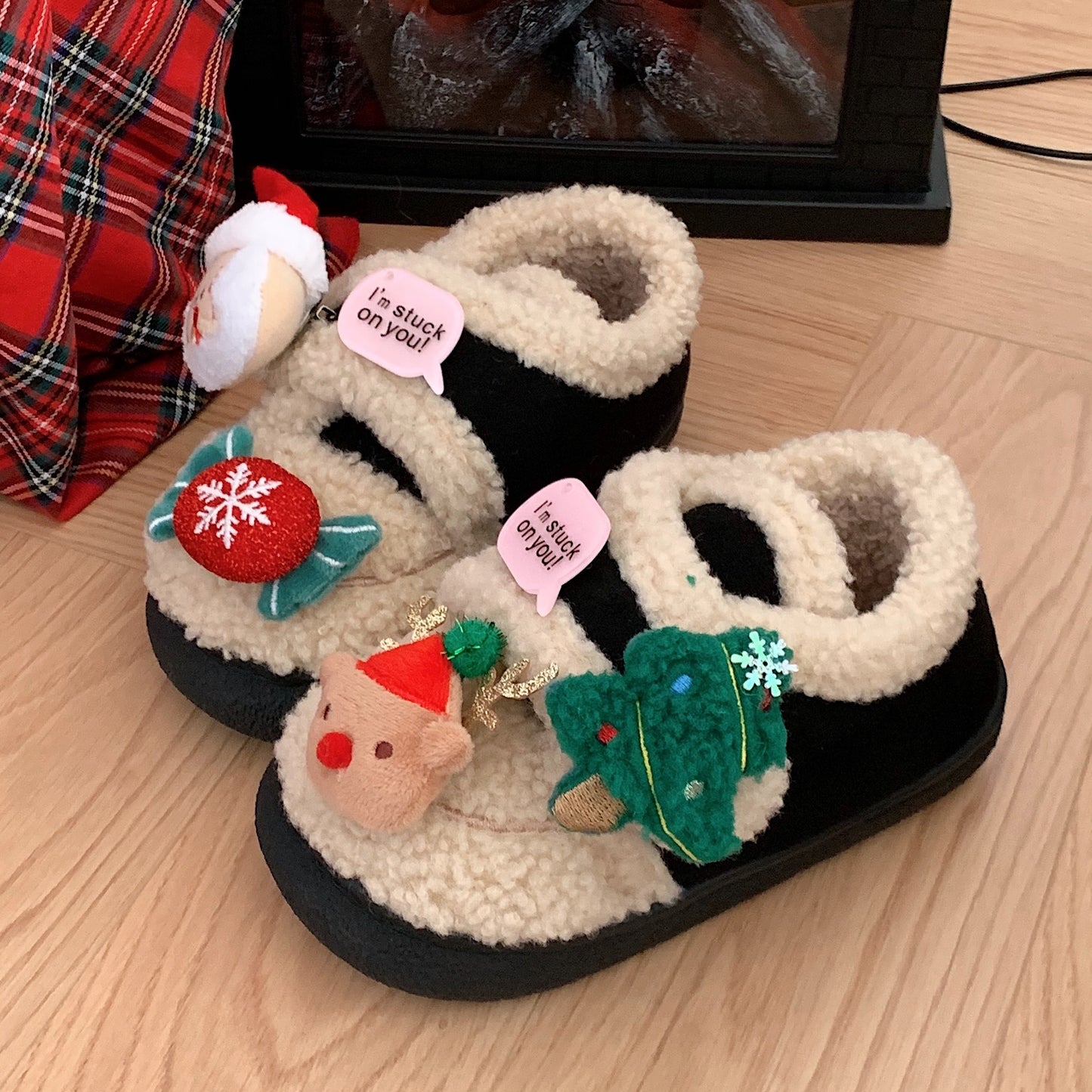 Тапочки детские Fuxi Santa Claus