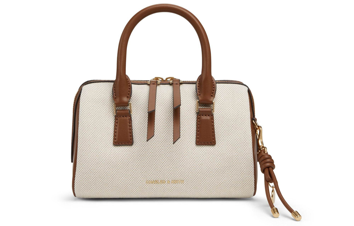 Сумка женская Charles&Keith Canvas Collection Rope Knot Zip - Boxette Shop