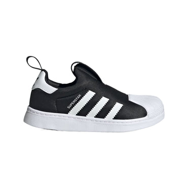 Adidas originals superstar 360 fabric shoes удобные классические универсальные повседневные низкие детские кроссовки черные детские