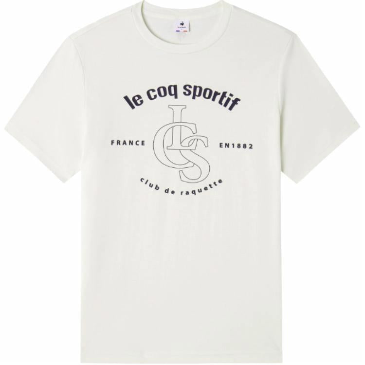 Le coq le coq sportif ss24 Fransuz xo'rozi harflari bosma universal sport qisqa yengli erkaklar futbolkasi