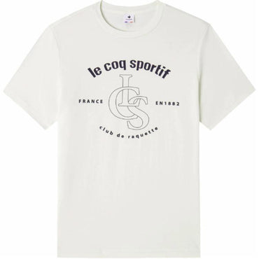 Le coq le coq sportif ss24 Fransuz xo'rozi harflari bosma universal sport qisqa yengli erkaklar futbolkasi