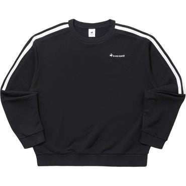 Le Coq Sportif chiziqli logotipli erkaklar uchun sviter