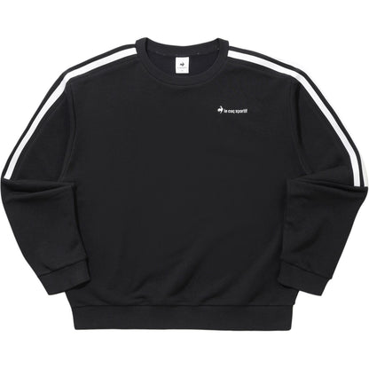 Le Coq Sportif chiziqli logotipli erkaklar uchun sviter