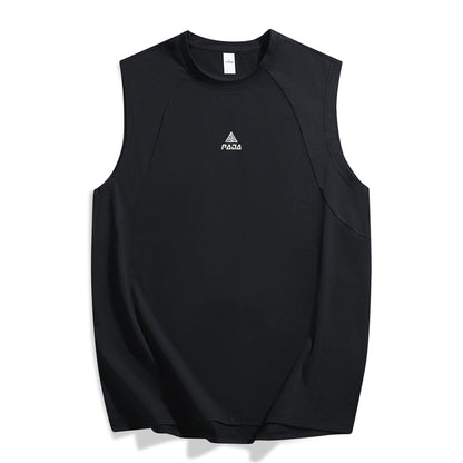 Paddy Julia tekis rangli harflar engil qulay nafas oladigan ter moda yuz mos yumaloq bo'yinli yengsiz basketbol yelek erkaklar va ayollar modellari bilan