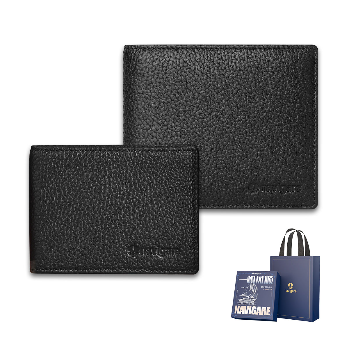 Navigare italyan yelkanli qayiq erkaklar hamyoni