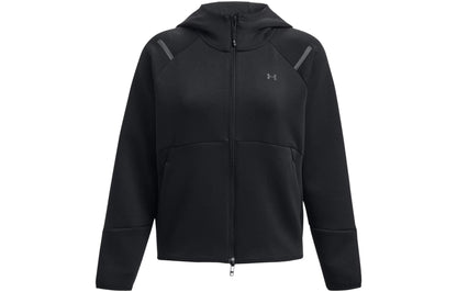 Under armour andromeda solid zip hooded jacket women's black