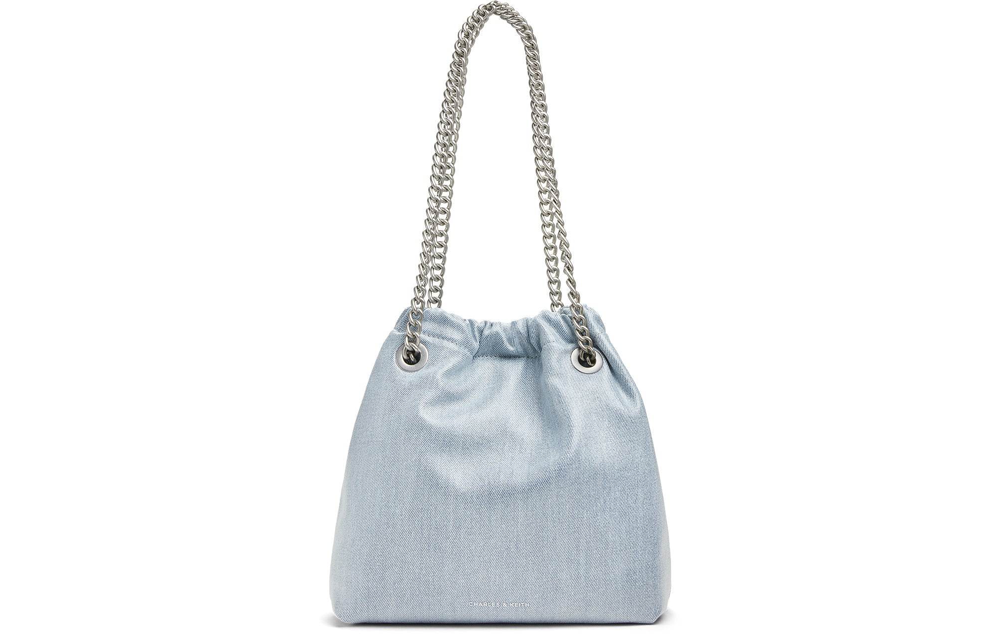Сумка женская Charles&Keith Tannin Drawstring Chain Zipper Mother - Boxette Shop