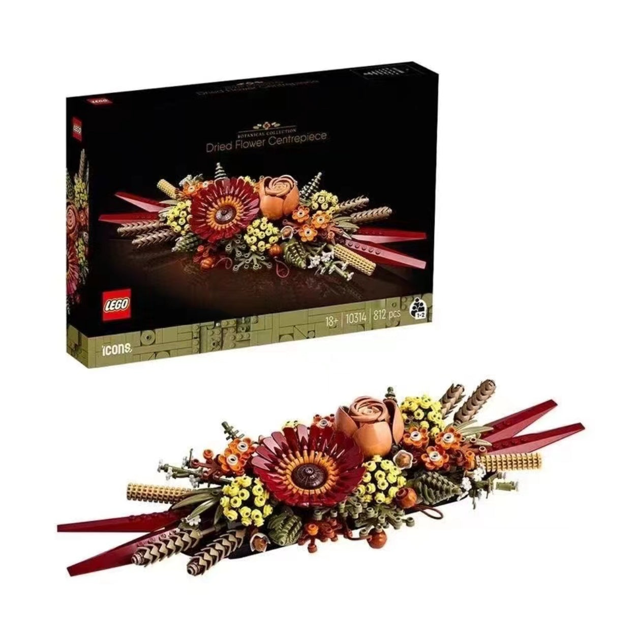 LEGO Icons Abadiy hayot: Quruq gul (10314)