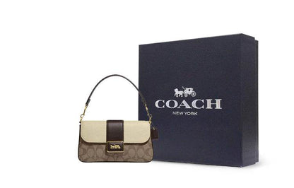 Сумка женская Coach Grace 22 Classic Full Printed Old - Boxette Shop