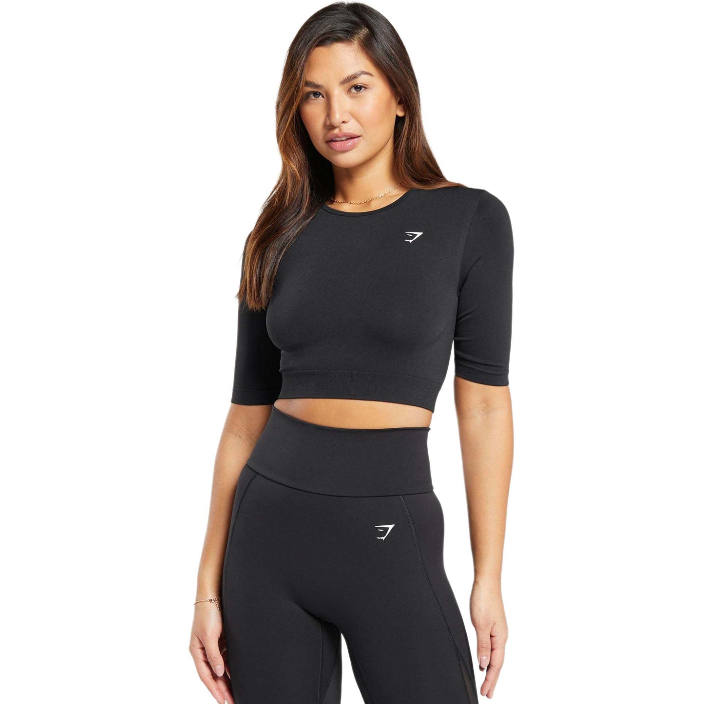 Gymshark kundalik kolleksiyasi choksiz qisqa, qulay sport zali ko'ylagi