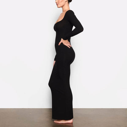 Платье женское Skims Soft Lounge Long Sleeve Dress - Boxette Shop
