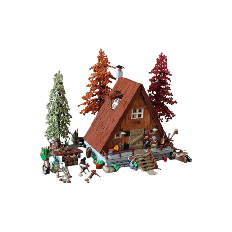 LEGO g'oyalari "O'rmon yog'och uyi" (21338)
