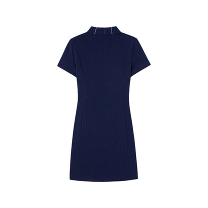 Ayollar uchun Le Coq Sportif uch rangli ko'ylagi