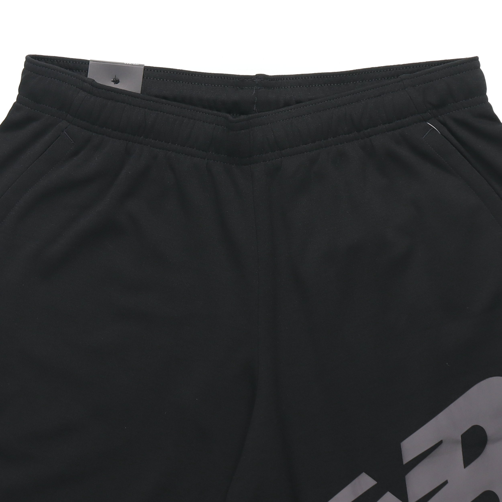 Yangi balans harfi logotipi, qulay nafas oladigan, erkaklar uchun qora sport shortilari