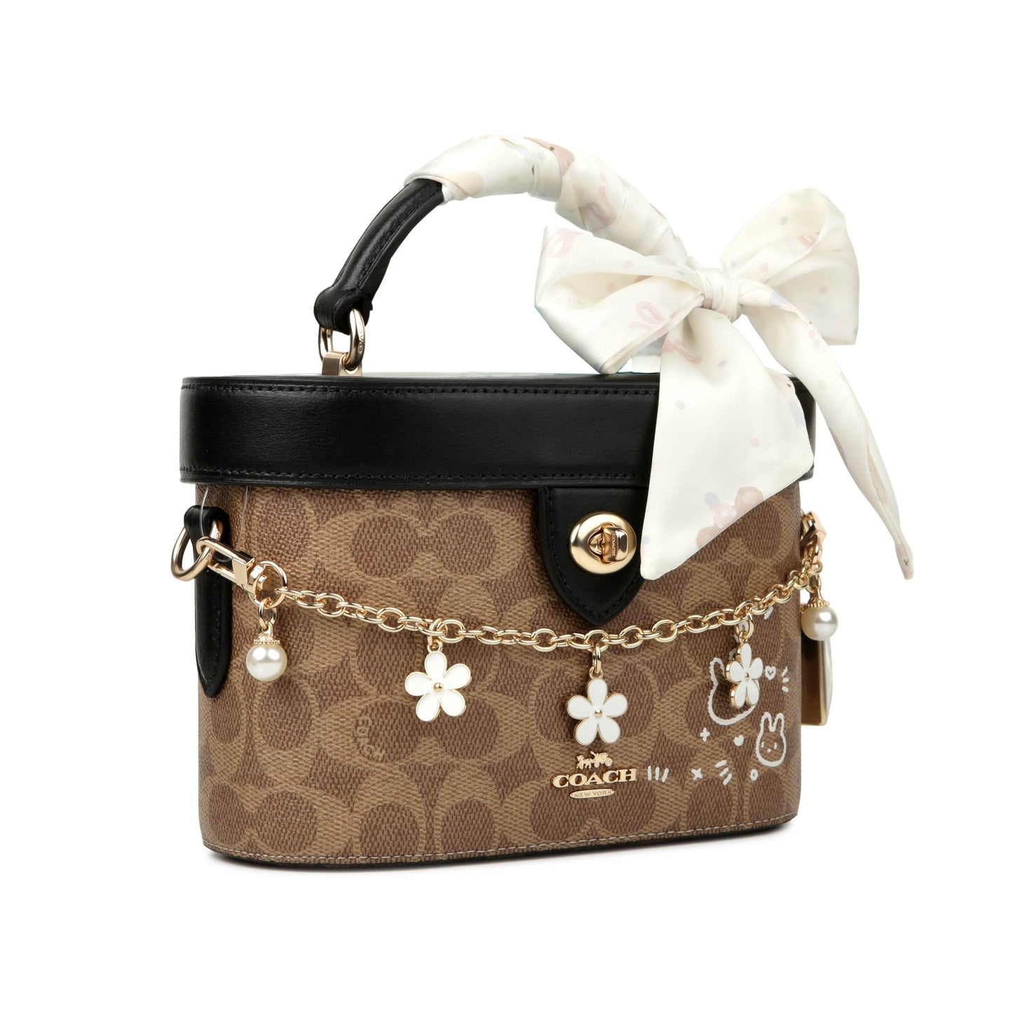 Сумка женская Coach Kay Cat Eat Fish At Classic - Boxette Shop