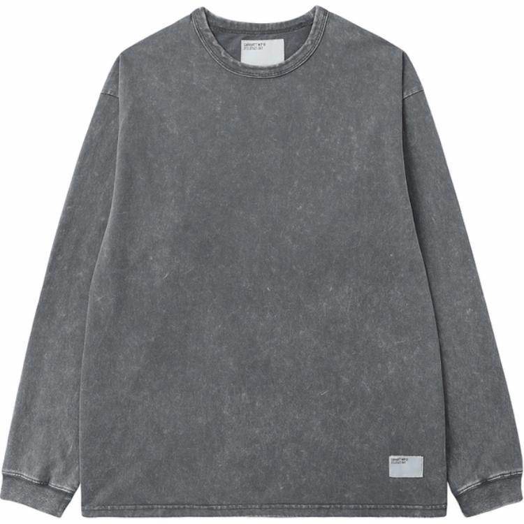 Лонгслив мужской Carhartt WIP label batik washed - Boxette Shop