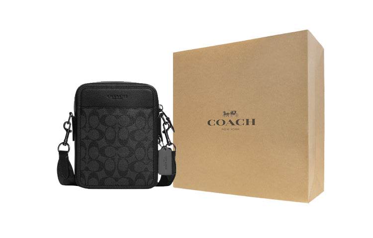 Сумка мужская Coach Sullivan 17 Pebbled Leather Quilted Coated - Boxette Shop