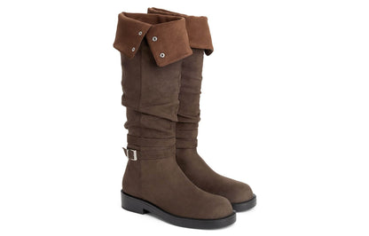 Ботинки женские Charles&Keith Suede Tall - Boxette Shop