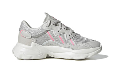 Adidas originals ozweego низкий верх атлетические casual обувь серый средний маленький дети