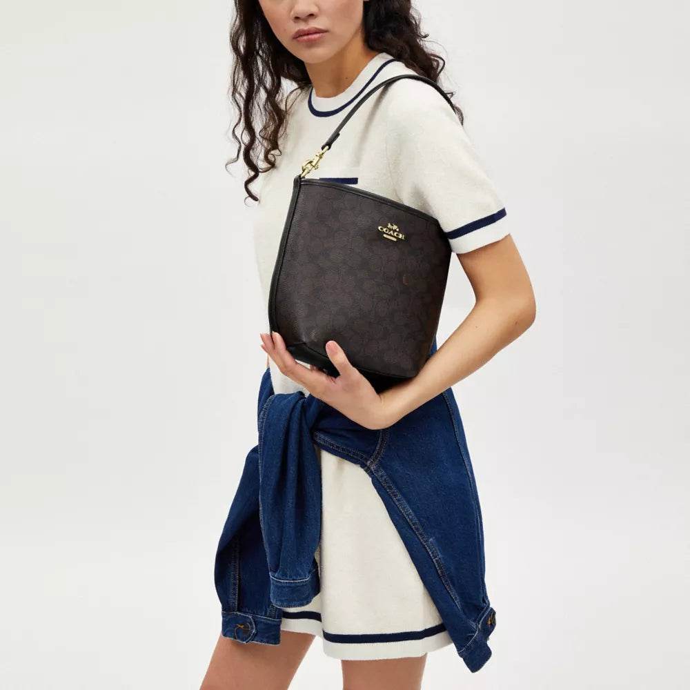 Сумка женская Coach City 17 Old Flower Printed Metal - Boxette Shop