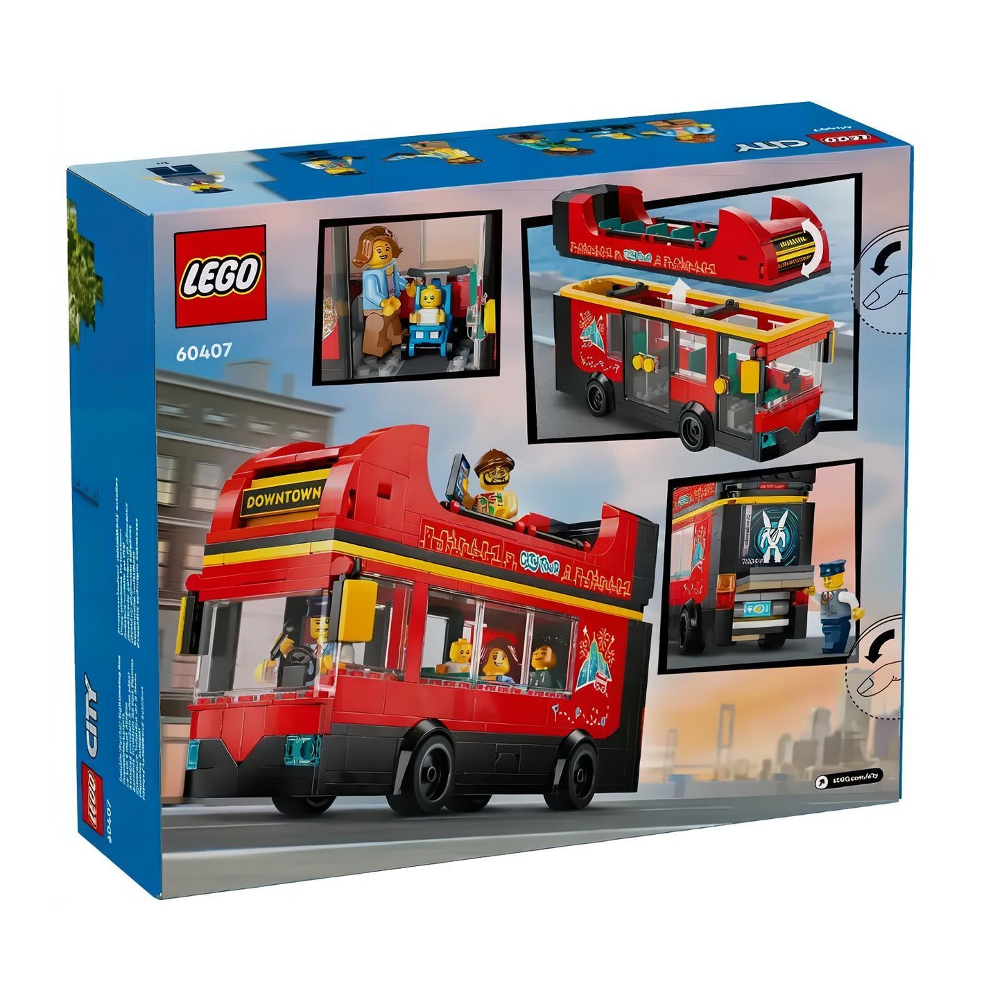 LEGO Constructor "Qizil ikki qavatli sayohat avtobusi" (60407)