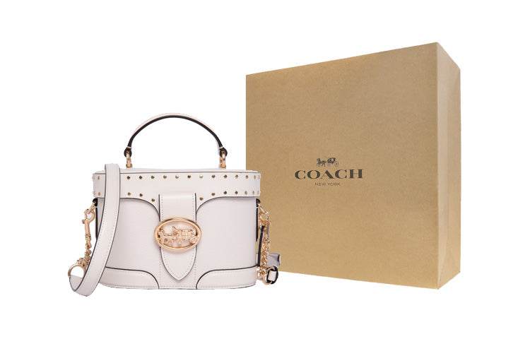 Сумка женская Coach Georgie 20 Carriage Buckle Vintage Trend - Boxette Shop