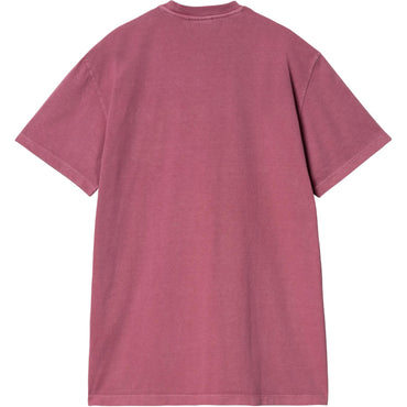 Carhartt wip logotipi ekipaj bo'yinbog'i bo'yinbog'li kalta yengli ayollar futbolkasi qizil