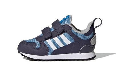 Td baby adidas originals zx 700 hd cf i удобная и износостойкая спортивная повседневная обувь сине-белого цвета
