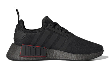 Adidas originals nmd_r1 refined j удобные износостойкие дышащие спортивные повседневные кроссовки черные подростковые