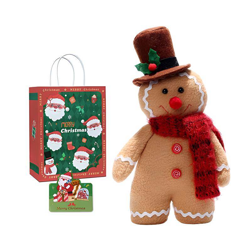 Кукла новогодняя Xzan Gingerbread Wool Gnome - Boxette Shop