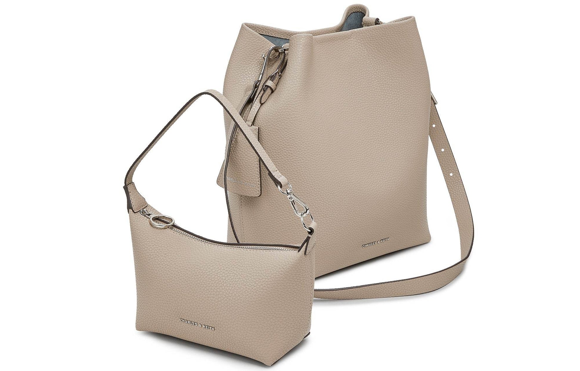 Сумка женская Charles&Keith Lychee Mother Bucket S - Boxette Shop