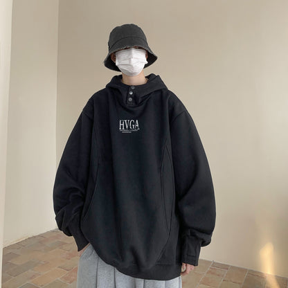 Erkaklar uchun HVGA ko'cha logotipli kapshonli