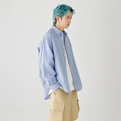 Golfcross yapon kolleji uslubidagi shaharbo'yi chiziqli bir ko'krakli tasodifiy lapel uzun yengli ko'ylak ko'ylagi juftlik modellari