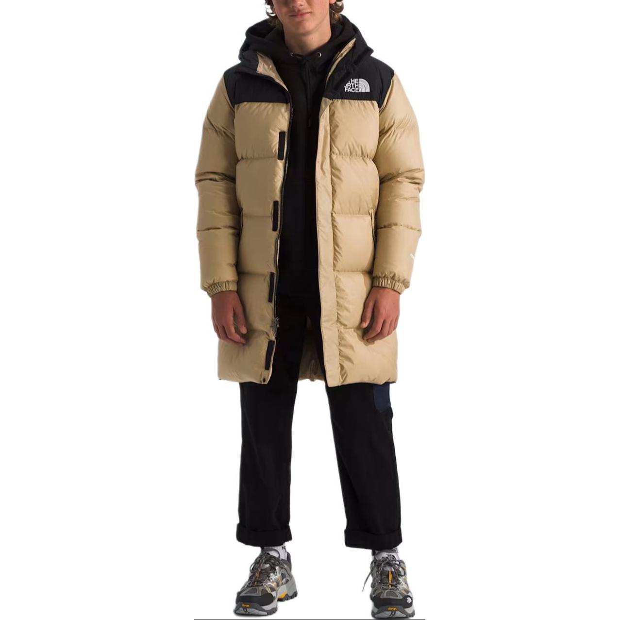 The north face the north face пальто nuptse fashion comfort casual khaki stone