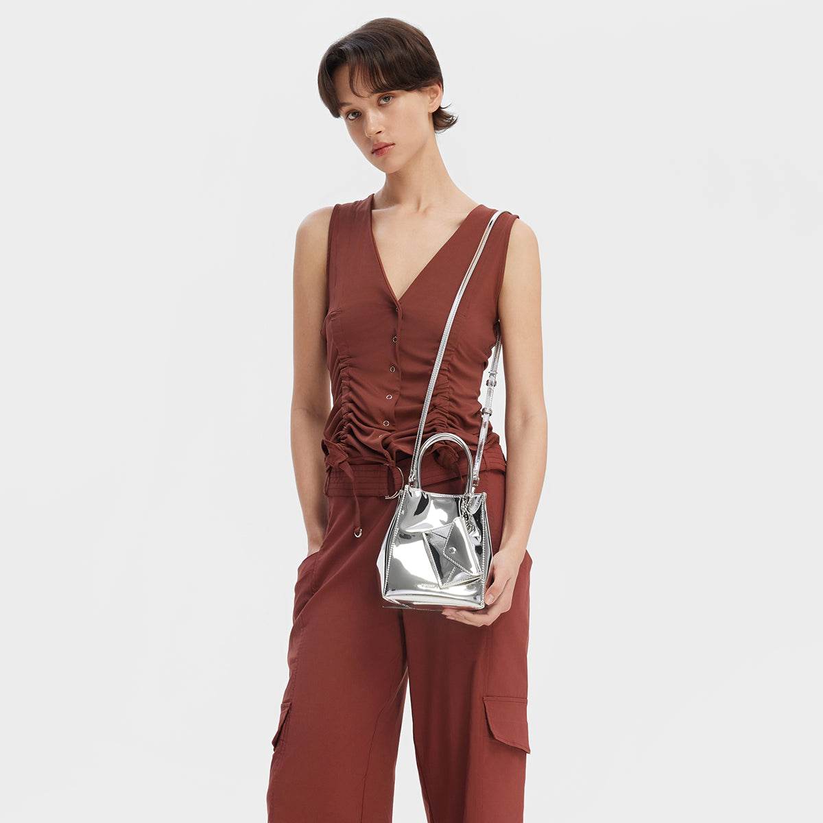 Сумка женская Charles&Keith Ck Pu - Boxette Shop