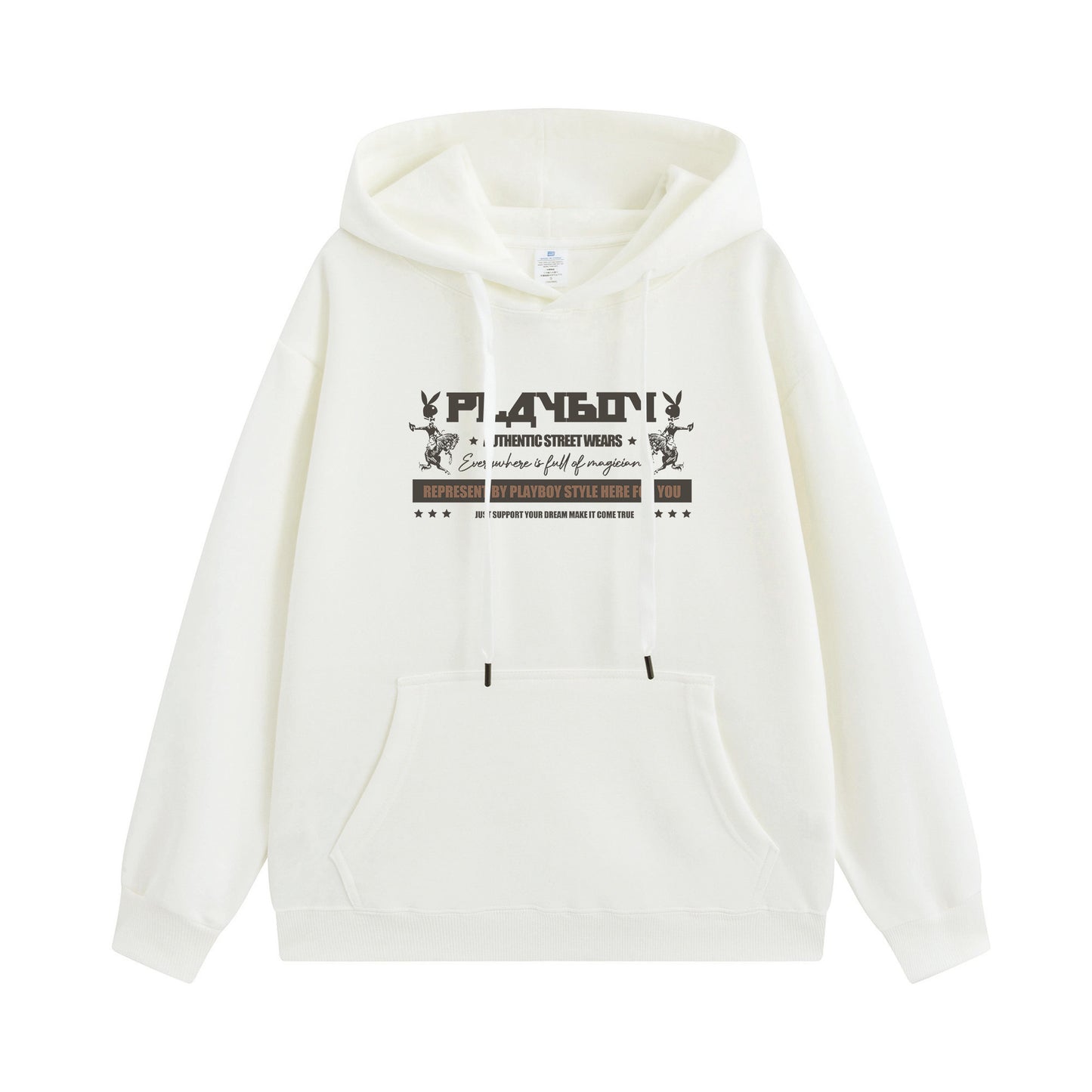 Erkaklar uchun Playboy kapshonli ko'ylagi