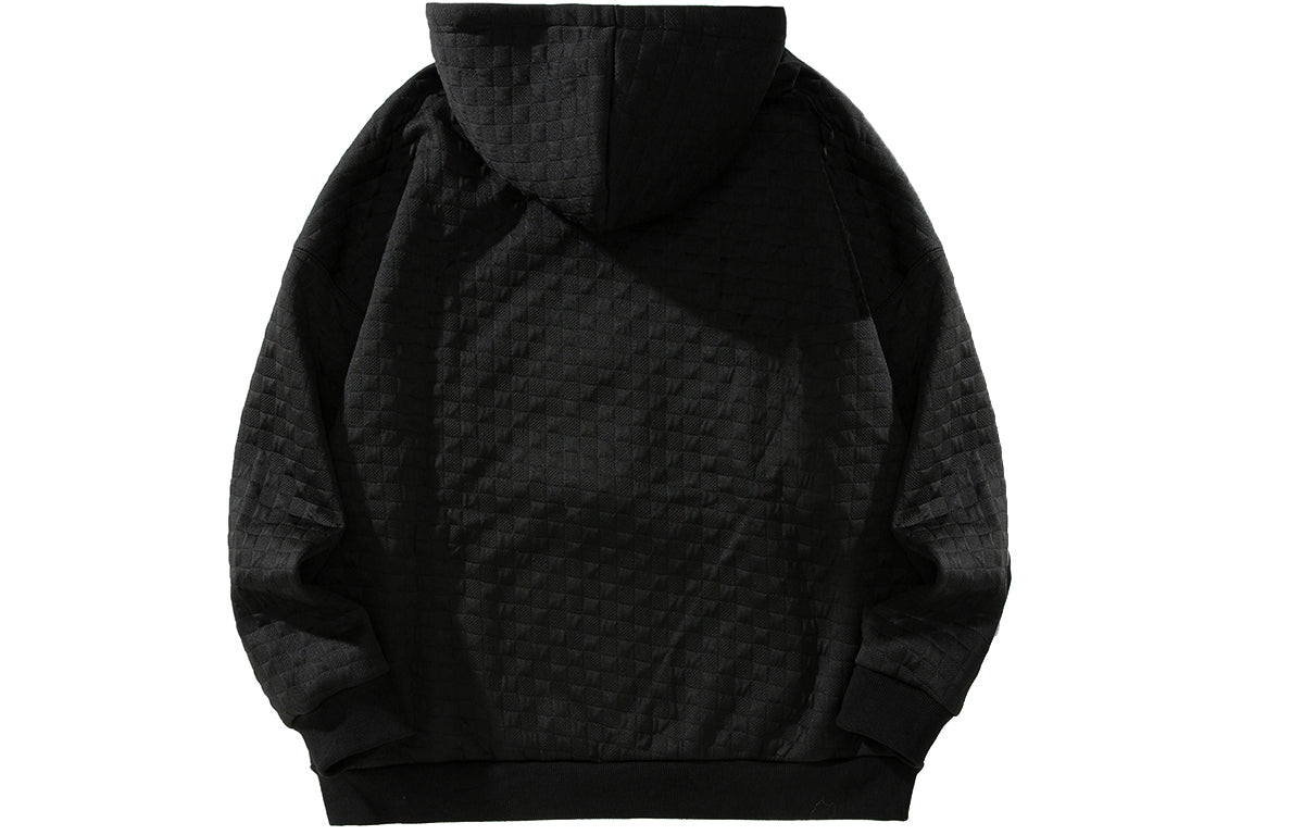 Golfkross yumshoq qalinlashgan vafli harflari bo'sh qalpoqli kardigan ko'ylagi kozok erkaklar va ayollar bir xil modellar