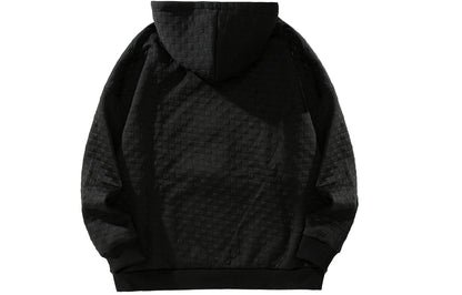 Golfkross yumshoq qalinlashgan vafli harflari bo'sh qalpoqli kardigan ko'ylagi kozok erkaklar va ayollar bir xil modellar