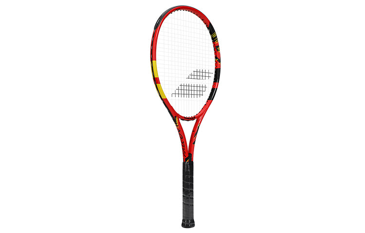 Babolat babolat falcon 280g og'irligi 105 kv dyuymli yuzga zarba yutuvchi, engil, bardoshli, qizil uniseks alyuminiy tennis raketkasi.